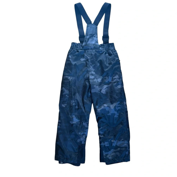 Weatherproof 32 degrees Kids Blue Camo Snow Bib Size XS (5/6) - Picture 8 of 12